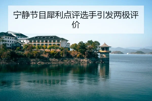 宁静节目犀利点评选手引发两极评价